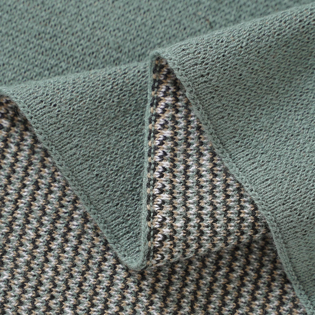 100% Luxury Cotton Receiving Swaddle Baby Blanket - Deer: Sage