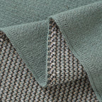 100% Luxury Cotton Receiving Swaddle Baby Blanket - Deer: Sage