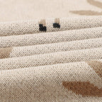 100% Luxury Cotton Receiving Swaddle Baby Blanket - Deer: Sage