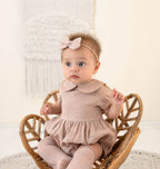 Allie Bubble Romper: Olive