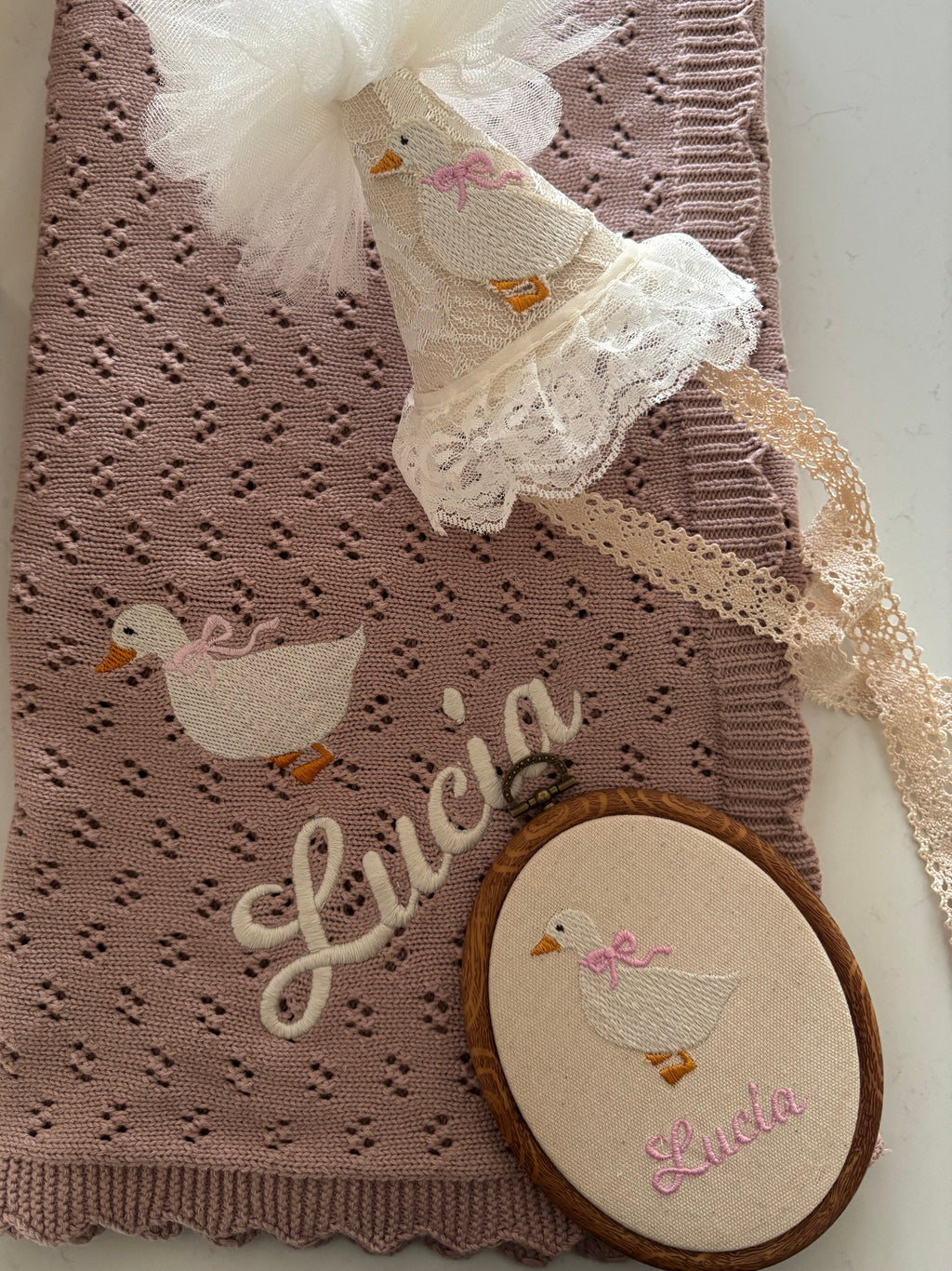 Personalized Silly Goose Hoop