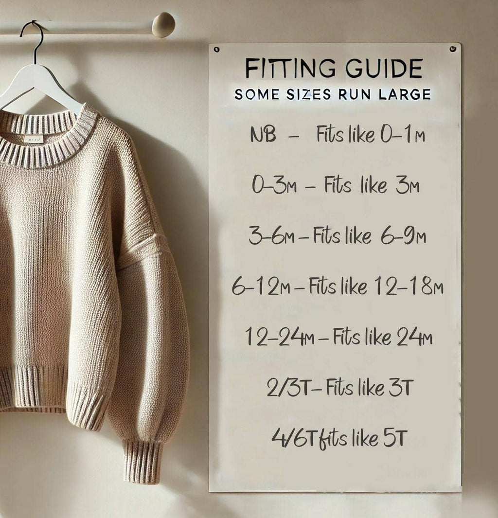 Baby Chunky Knit Sets: Sunset