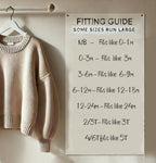 Baby Chunky Knit Sets: Sunset