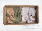 Baby Chunky Knit Set: Olive