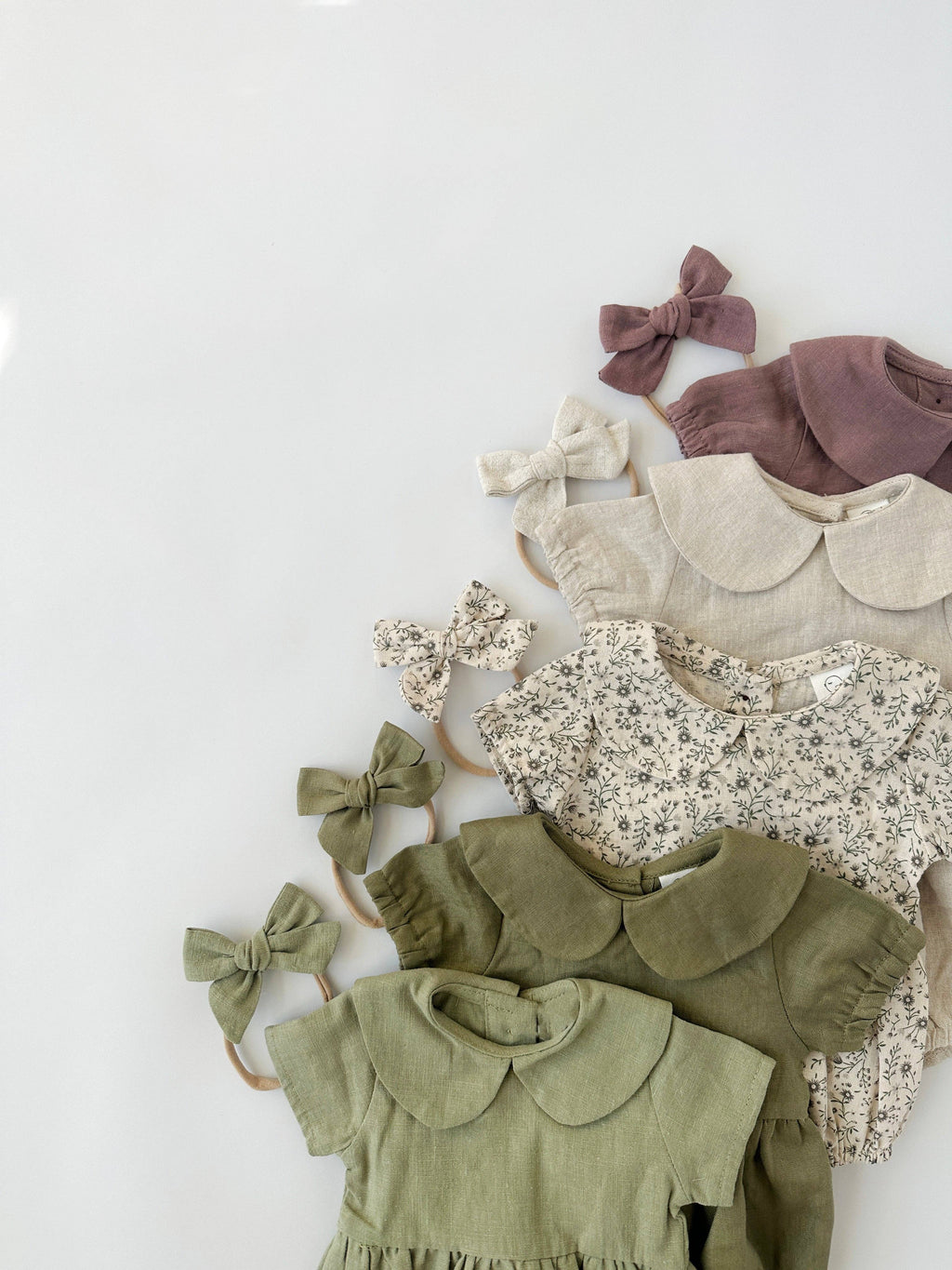 Allie Bubble Romper: Olive