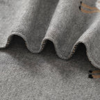 100% Luxury Cotton Receiving Swaddle Baby Blanket - Deer: Sage