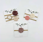 Crochet Triple Flower - Plum