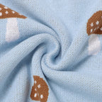 100% Luxury Cotton Swaddle Receiving Baby Blanket - Mushroom: Camel