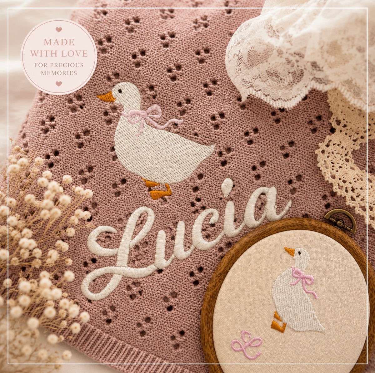 Personalized Silly Goose Hoop