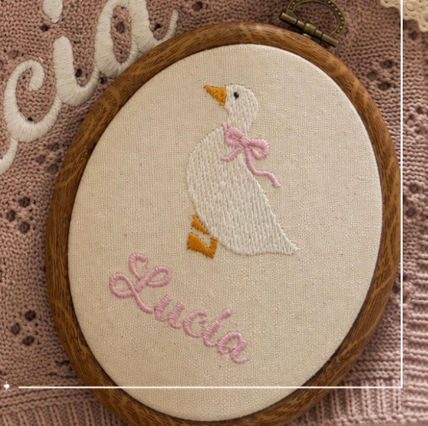 Personalized Silly Goose Hoop