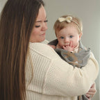 100% Luxury Cotton Receiving Swaddle Baby Blanket - Deer: Sage