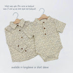 Levi Button Up Polo: Long sleeve