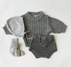 Baby Chunky Knit Sets: Sunset