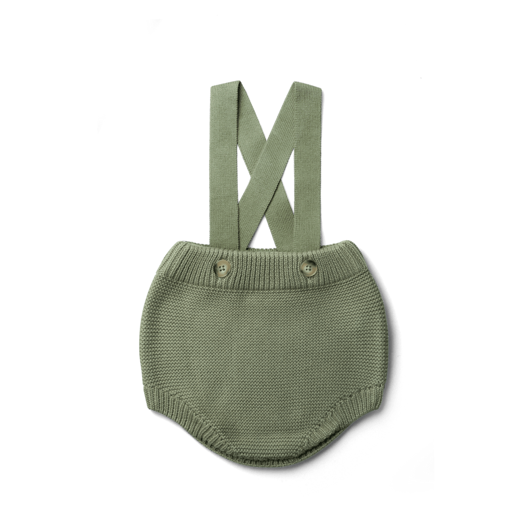 Knit Suspender bloomers | artichoke